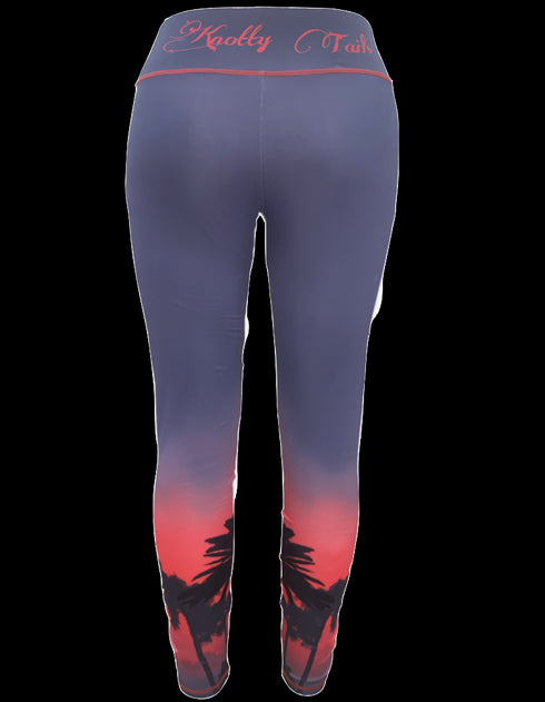 KnottyTails Sunset Performance Leggings - KnottyTails