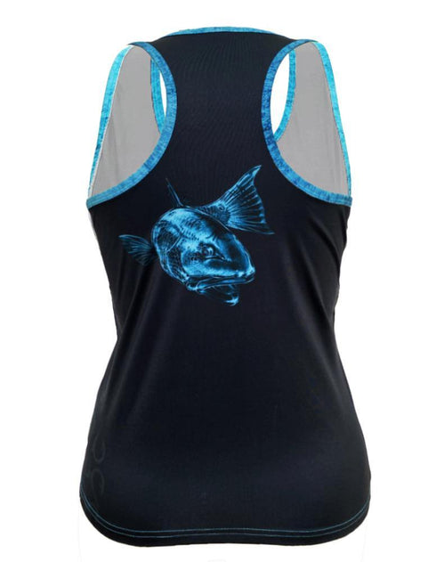 Women's Redfish Outline Performance Tank - KnottyTails
