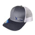 Redfish Tail on Grey Snapback Hat - KnottyTails