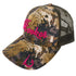 Hooker Fishing Snapback Hat on Camouflage - KnottyTails
