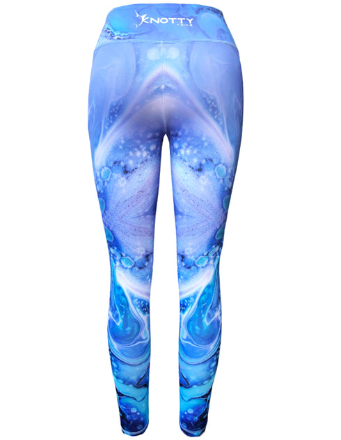 Ocean Tide Performance Leggings for Outdoor Activities - Quick-Dry Comfort