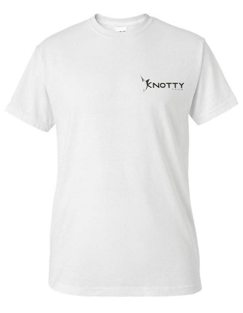 Men's Redfish & Crab Crew Neck Tee - KnottyTails