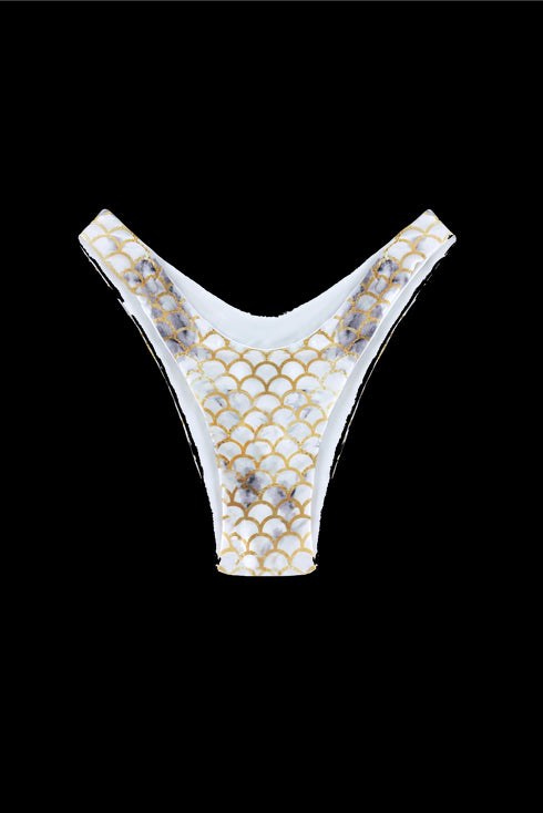 Mermaid Scale Cheeky Bikini Bottoms - KnottyTails