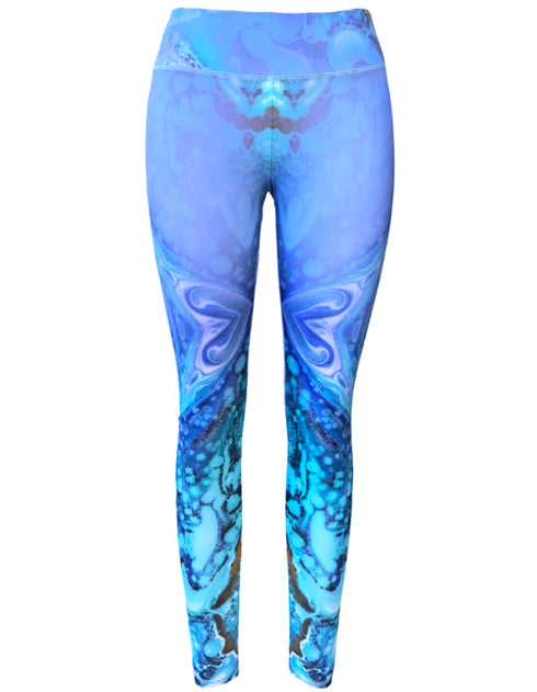 Ocean Tide Performance Leggings for Outdoor Activities - Quick-Dry Comfort