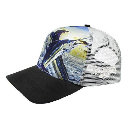 Black Offshore Snapback Hat - KnottyTails