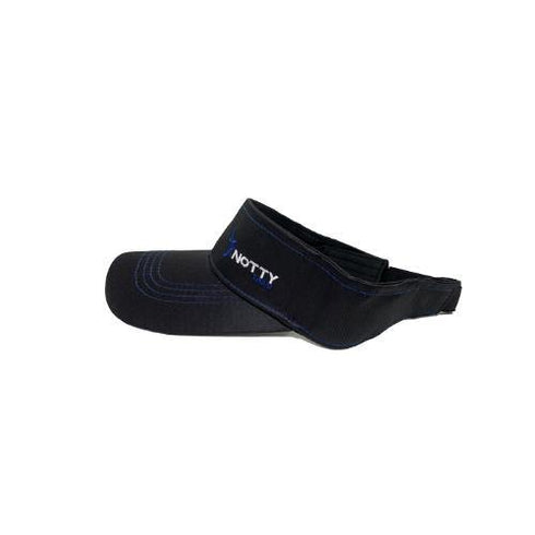 Redfish Tail On Black Fishing Visor - KnottyTails