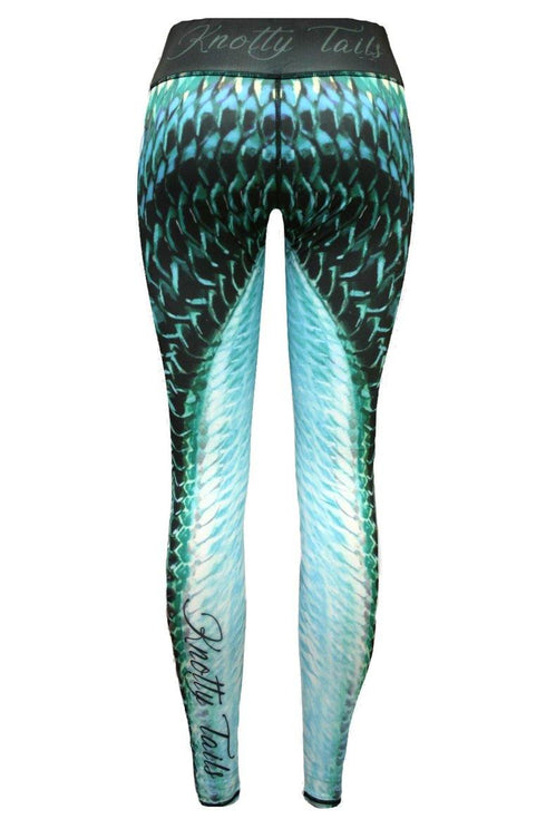 Women's Tarpon Scale Sun protective Performance Leggings - KnottyTails