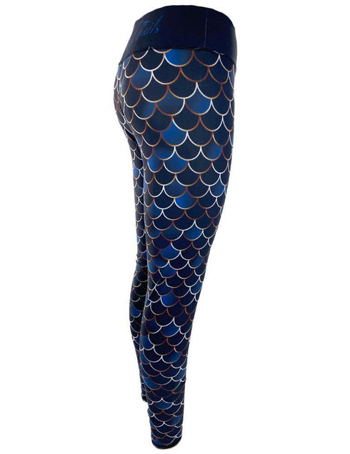 Mermaid Scale Full Length Leggings - KnottyTails
