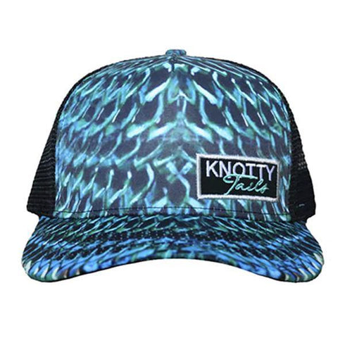 Tarpon Scales Snapback KnottyTails Patch Hat - KnottyTails