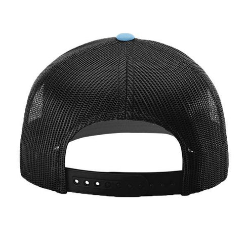 Sea Turtle Snapback Hat Black - KnottyTails
