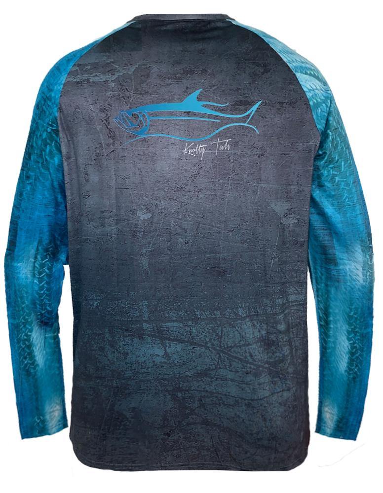 Blue Tarpon Long Sleeve Mens Performance Fishing Shirt
